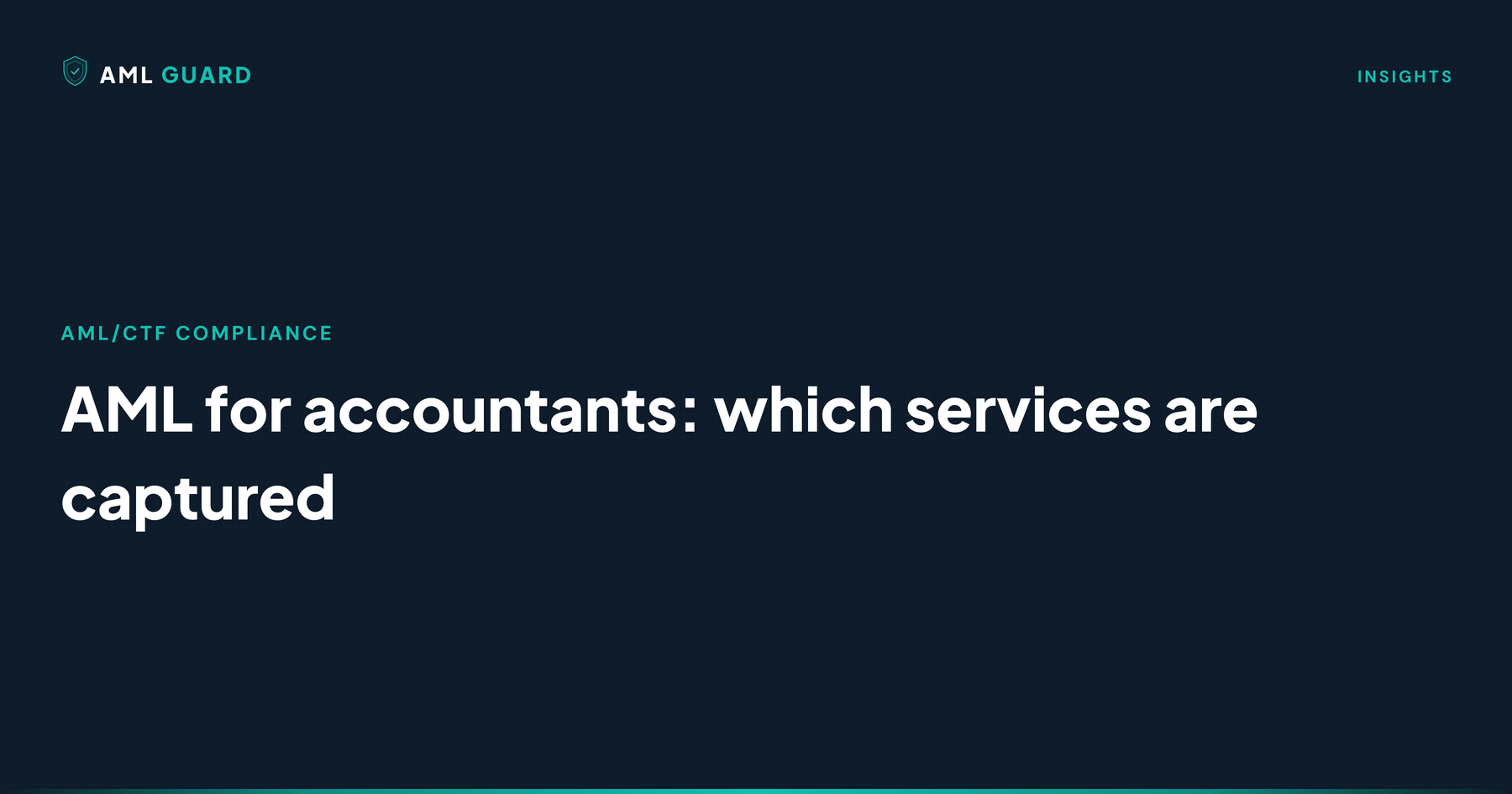 AML for accountants: which services are captured