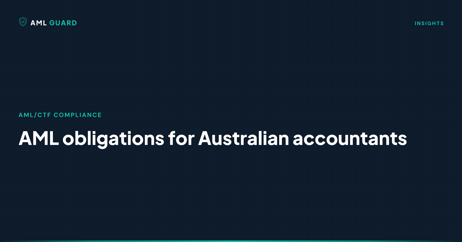 AML obligations for Australian accountants