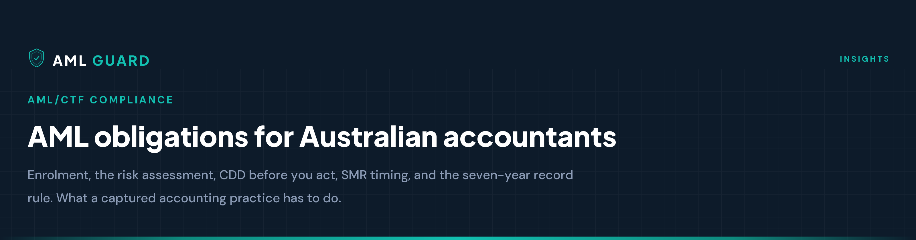 AML obligations for Australian accountants
