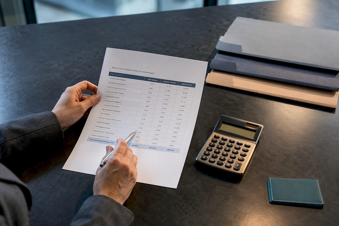 Calculating real estate AML compliance costs