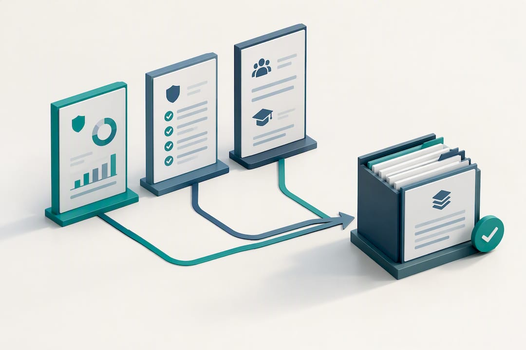 Aligned AML documents and approval archive
