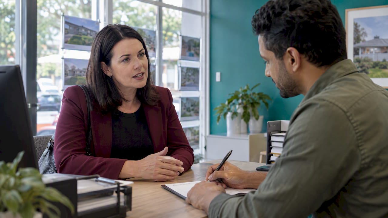 Buyer explains representation during property transaction