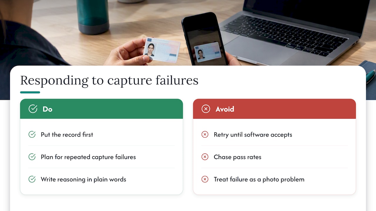 Where conventional advice on capture falls short: overview diagram