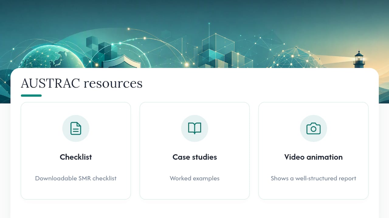 AUSTRAC resources worth keeping close — overview diagram