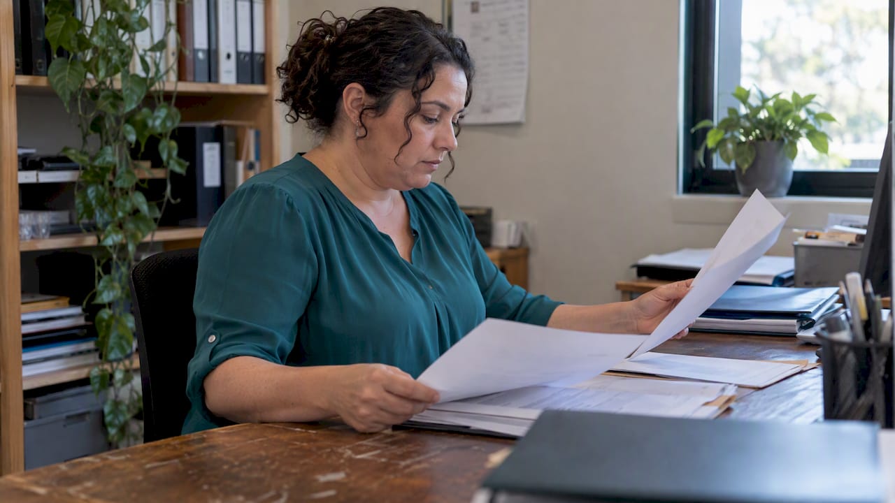 Practitioner reviewing a trust deed and variation
