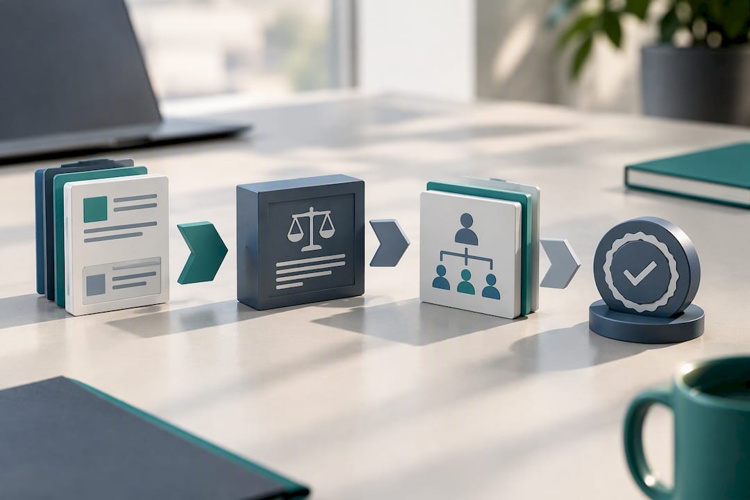 Four-stage trust determination process